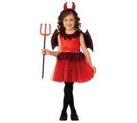 Bambine Diavolo Costume Bambini Halloween Diavoli Vestito Travestimento Deluxe