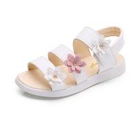 Bambine Dolce Sandali Estivi da Spiaggia Outdoor Gladiatore Morbido Fiore