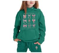 Bambine Felpa Pullover Set Sportivi di Tute da 2 Pezzi Abbigliamento Per Ragazze Tuta Sportivo Bambini Top E Pantaloni Maniche Lunghe Primavera Autonno Inverno