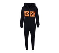 Bambine Geek Stampa Nero & Arancione A2Z Onesie one piece All IN Uno Estate di