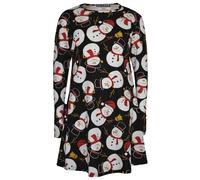 Bambine Natale Abito Babbo Pupazzo di Neve Pinguino Stampa New Vestiti Leggings