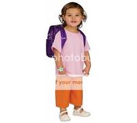 Bambine Nickelodeon Jr. Dora The Explorer Costume