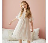 Bambine Pizzo Rete Camicia da Notte Principessa Palace Stile