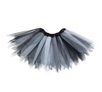 Bambine Ragazze Gonna Strati Mini Gonna Tulle tutù Gonna Principessa,Pettiskirt Tutu Rainbow Bubble Skirt,Vestito Carnevale Bambina, Vestito Halloween Balletto Principessa (Black, 2-8 Years)