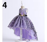 Bambine Ragazze Principessa Abito senza Maniche Festa Matrimonio da Ballo Moda