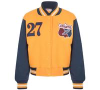 Bambine Ragazzi Baseball Giacca Varsity Stile Atletico Ricamato Scuola Giacca