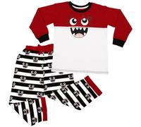 Bambine Ragazzi Carino Monster Pigiama 2 Pezzi Cotone Set Indumenti da Notte