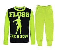 Bambine Ragazzi di Design Floss Like a Boss Pigiama Verde Lime Riposo 2-13 Anni