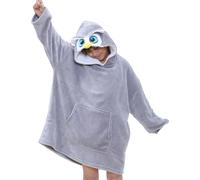 Bambine Ragazzi Oversize Cappuccio Coperta Super Morbido Caldo Pile Snuggle Età
