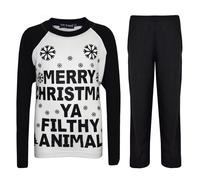 Bambine Ragazzi " Piccolo Babbo Natale Aiutante " Pigiama E Ya Filthy DI PJ 1-8