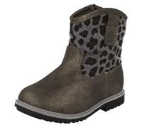 Bambine Spot On Zip Stile Cowboy Stampato Stivali