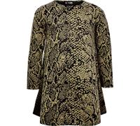 Bambine Swing Abito Manica Lunga Serpente Svasato Festa Indossare Estate 5-13