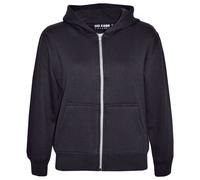Bambine Unisex Semplice Pile Felpa con Cappuccio Nera Zip Stile Età 2-13 Anni
