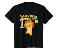 Bambini 1 Compleanno Lion 1 Anno Giovane Re Leone King Maglietta