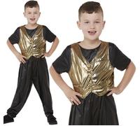 Bambini 1980s 1990s Hammertime Costume 80s Mc Hammer Completo Smiffys