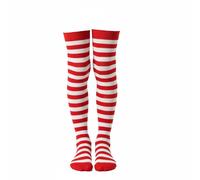 Bambini a Righe Calze Parigine Bianco e Nero Strega di Halloween Clown Costume