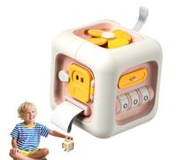 Bambini Activity da gioco | Gioco educativo per la promozione precoce delle abilità motorie per viaggiare | Tavola da attività a forma di cubo, per bambini e ragazze, per feste di compleanno e
