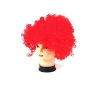 Bambini Adulti Parrucca Afro riccia Multi Colore Parrucche da Pagliaccio per Feste Accessorio per Travestimenti Halloween Rosso Fashion Book