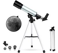 Bambini astronomico, 360X50mm tubo ottico rifrattore per bambini principianti all'aperto monoculare cannocchiale + treppiede in alluminio + filtro lunare