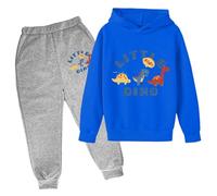 Bambini Autunno Felpa Set,2 Pezzi Abbigliamento da casa Maniche Lunghe Girocollo e Pantaloni a Gamba Larga Set Ragazzi Ragazze Inverno 2-14 Anni Completo Bambina