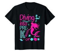 Bambini Back To School Pre-K Mermaid Under Sea Theme Toddler Maglietta