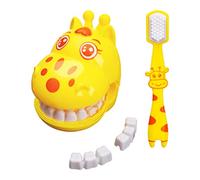 Bambini Bambini Gioco di Ruolo Medico Giocattoli per L'apprendimento Set Kit, Giraffa Gialla, 7x8x6 cm (2,75x3,15x2,36 Pollici)