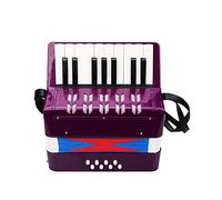 Bambini Bambini Piccola Fisarmonica 17 Tasti 8 Basso Strumento Musicale Educativo per Principianti Compleanno