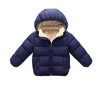 Bambini Bambino Neonato Neonati Maschi Solido Cappotto Invernale con Cappuccio Giacca Spessa Capispalla Calda Abiti Abiti Giubbotto Ragazzo Invernale