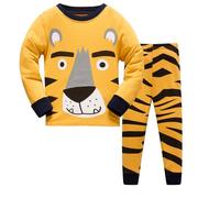 Bambini Bambino Ragazza Ragazzo Pigiama Set a Maniche Lunghe Abbigliamento da Casa Lunga Intimo Termico Tuta per Casual Vestiti Neonato Maschio Dormire e Stare in