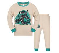 Bambini Bambino Ragazza Ragazzo Pigiama Set a Maniche Lunghe Casa con Girocollo Lunga Intimo Termico Comfort Vestito Vestiti della Stampa Fumetto Lounge Sleepwear Casual da