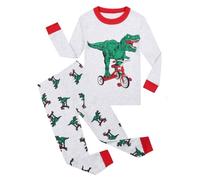 Bambini Bambino Ragazza Ragazzo Pigiama Set Lungo Bambina e Casa con Girocollo Abbigliamento Bambine Felpato Caldo Cotone Homewear Ideale per Primavera Autunno
