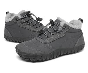 Bambini Barefoot Scarpe Invernali Doposci Antiscivolo Impermeabili Comode con Imbottitura Calda Scarpe Inverno GR.28