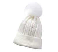 Bambini Berretto con Pompon Caldo Cappello E Sciarpa Cappello Invernale di Natale Berretto Riscaldante Bambin Invernale con PON PON Cappuccio Maglia Sciarpa Set per Bebe Ragazzi Ragazze
