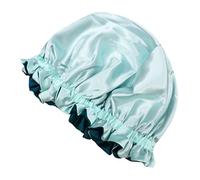 bambini berretto spa da salone cuffia da bagno cuffia anticaduta cravatta per del bambino cappello neonato lovable dorables inter cappello Proteggere hat dormire raso Green PAMINGONO