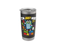 Bambini Calcolatrice Costume Halloween Numeri Amante Matematica Day Fun Bicchiere termico in acciaio inox doppia parete