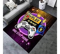 Bambini Camera Da Letto Gamer Controller Tappeti Flanella 3D Stampa Tappeti Antiscivolo Tappetini Da Pavimento Zerpelli Boys Playroom Carpet Soggiorno Play Stuoie(A9,120 * 200cm/47.2 * 78.7'')