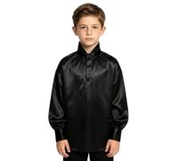 Bambini Camicie Blazer Vittoriane del Rinascimento Ragazzi Palazzo | Maniche Con Bottoni,Ampie,Collo Alla Coreana,Gioco Ruolo,Di,Festa A Tema,La,Abito Travestimento,Pirata,Il Carnevale