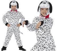 Bambini Cane Dalmata Costume Ragazze Bambini Unisex Completo Da Smiffys