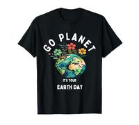 Bambini Carino Terra Giorno Go Planet Its Your Earth Day Toddler Boy Maglietta