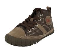 Bambini Caterpillar Tela / Camoscio Leather con Lacci Taglio Stivale LINGO