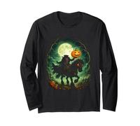 Bambini Cavaliere Senza Testa Jack O Lanterna Halloween Rider Maglia a Manica