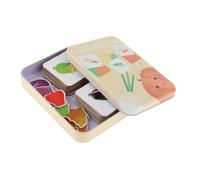 Bambini Che Imparano Le Schede Flash Giocattolo Dell'insetto Puzzle Forma Che