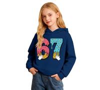 Bambini Completo 67 Ragazzi Ragazze Oversize Outfit Felpe con Cappuccio a Maniche Lunghe e Pantaloni della Tuta Larghi Pantaloni da Jogging per Il Ritorno a Scuola Abbigliamento sportivo47