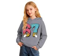 Bambini Completo 67 Ragazzi Ragazze Oversize Outfit Felpe con Cappuccio a Maniche Lunghe e Pantaloni della Tuta Larghi Pantaloni da Jogging per Il Ritorno a Scuola Abbigliamento sportivo47