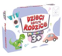 Bambini contro genitori. Memorie 3+. Gioco da tavolo. Canguro