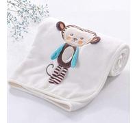 Bambini coperta - super morbida e calda coperta accogliente corallo panno morbido del bambino della peluche Culla, passeggino, Viaggi coperta di ricezione migliore regalo l'Infant (29.53 x 39.39 in)