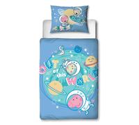 Peppa Pig Junior Set Copripiumino George Stars Spazio Neonato Culla Letto Panel