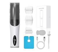 Bambini Cordless Trimmer Dei Capelli Con Costruito In Aspirazione 3 Guida Pettine Silenzioso Funzionamento Ricaricabile Bambino Grooming Clippers Sicuro Infantile Capelli Trimmer A Basso Rumore