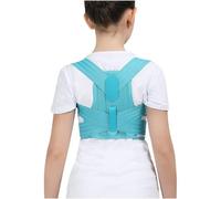 Bambini Correzione Gobba Correttore Posturale Supporto Schiena Tutore Sollievo dal Dolore Morbido Corsetto Ortopedico Spalla Collo Spinale Cintura Supporto Lombare(Blue,XL)