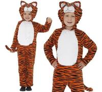 Bambini Costume da Tigre Bambini Libro Giorno Animale Abito Da Smiffys
